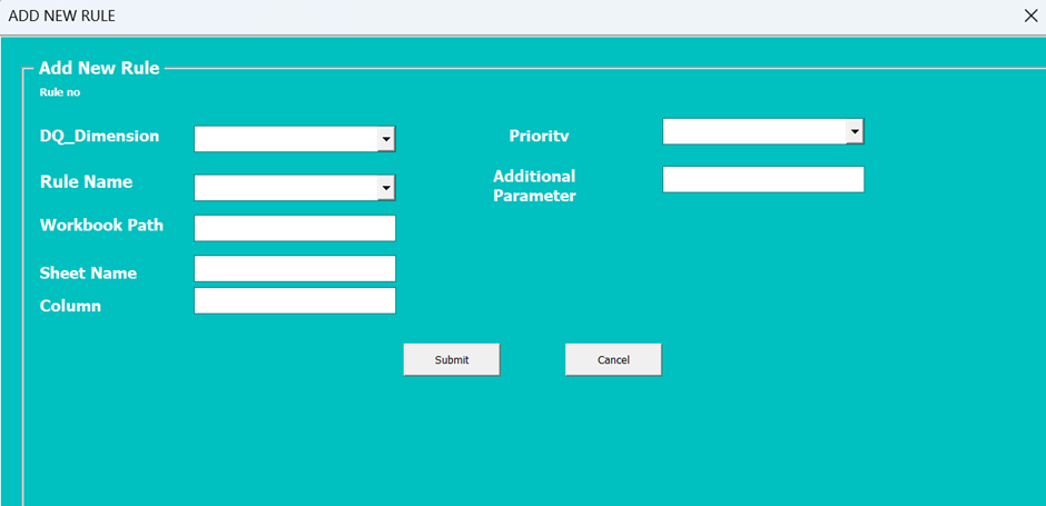 The Data Cleansing Master Tool interface